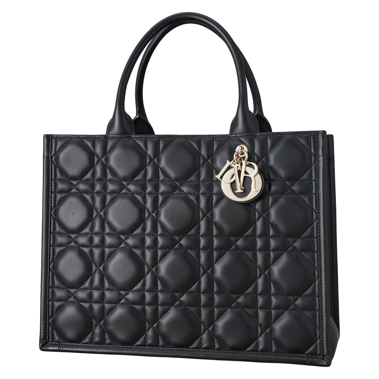 CHRISTIAN DIOR(USED)디올 레더 북토트 36